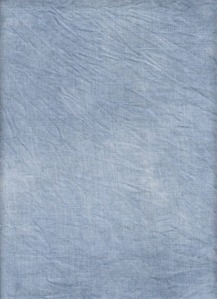WEDGEWOOD ~ 32 ct. Belfast Linen by Seraphim Fabrics ~ Hand Dyed Seraphim Fabrics by Laurie ~ 32 count ~ Zweigart Base