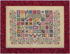 BLUE RIBBON DESIGNS "Quilted Graden"  Counted Cross Stitch Pattern  Chart, Paper Pattern