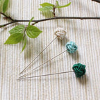 COHANA "Iida Mizuhiki Sewing Pins", Set of 3, Handmade, Made in Japan