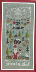 JARDIN PRIVÉ "La Nuit de Noel" (The Night of Christmas) Counted Cross Stitch Pattern, Chart, Santa, Pattern Only