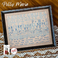 HANDS ON DESIGN "Polly Maria" Counted Cross Stitch Pattern, Chart, Sampler, Chart, Pattern Only
