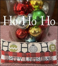 The SCARLETT HOUSE "Ho Ho Ho"  Counted Cross Stitch Pattern  Chart, Christmas, Pattern Only