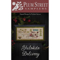 PLUM STREET SAMPLERS "Yuletide Delivery"  Counted Cross Stitch Pattern  Christmas, Santa, Paper Pattern