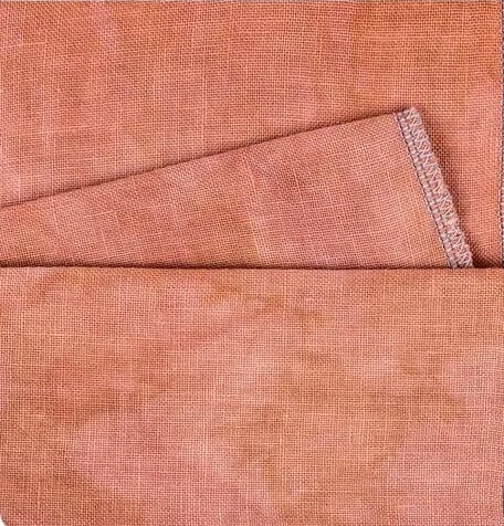 HIBISCUS ~ 36 ct. Hand-Dyed Edinburgh Linen by Fiber On A Whim  100% Linen  36 count Cross Stitch Fabric  Zweigart Base
