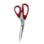 COHANA “Seki Sewing Shears w Shunuri (Red) Lacquered Handles~ Golden Tassel, Stainless Steel Blades w Leather Case, Scissors Made In Japan