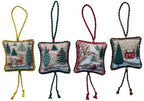 BLUE RIBBON DESIGNS "Winter White Woodland"  Counted Cross Stitch Pattern  Christmas, Reindeer, Paper Pattern