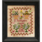 Hands Across the Sea Samplers "The Needlework of Dorcie Sampson" Counted Cross Stitch Pattern, Sampler, Printed Booklet