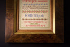 Hands Across The Sea Samplers  "Emily Wildhack 1874"  English Reproduction Sampler  Counted Cross Stitch Pattern  Printed Booklet