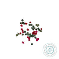 JUST ANOTHER BUTTON Company ~ Just For Fun Buttons ~ Christmas Red & Green Sprinkle Mix" Limited Edition, Over 50 Buttons, Hand-Dyed