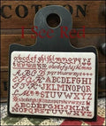 The SCARLETT HOUSE "I See Red"  Counted Cross Stitch Pattern  Chart, Pattern Only