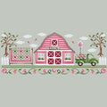 SHANNON CHRISTINE DESIGNS "Pink Barn" Counted Cross Stitch Pattern, Chart, Pattern Only