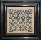BLUE RIBBON DESIGNS "A Little Quakeresque"  Counted Cross Stitch Pattern, Chart, Pattern Only