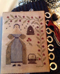 STACY NASH PRIMITIVES "Winter Beekeeper Thread Board" Counted Cross Stitch Pattern, Chart, Pattern Only