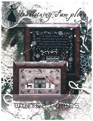 HEARTSTRING SAMPLERY "Winter Comes" Counted Cross Stitch Pattern, Sampler, Booklet, Chart, Pattern Only