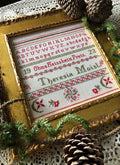 SHAKESPEARE'S PEDDLER "Theresia Moisl 1923: No Prize Without Effort" Counted Cross Stitch Pattern, Reproduction Sampler, Pattern Only