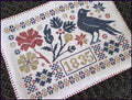 THE SCARLETT HOUSE "Coverlet Candle Mat" Counted Cross Stitch Pattern, Chart, Sampler, Pattern Only
