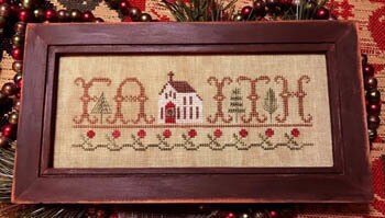 Joyous Faith - 2022 by Homespun Elegance, Cross Stitch Pattern, Chart, Pattern Only