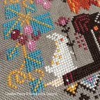 BARBARA ANA DESIGNS "Bountiful Dreams" Counted Cross Stitch Pattern, Dreaming Girl Series, Chart, Pattern Only