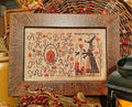 Witchy Stitchery by Homespun Elegance Counted Cross Stitch Pattern/Chart, Halloween, Witch, Fall, Autumn, Pattern Only