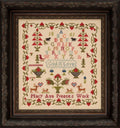 Hands Across The Sea Samplers "Mary Ann Preece 1851" Counted Cross Stitch Pattern, Reproduction English Sampler, Pattern Only