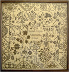 Stitchybox Samplers "Hannah Gilpin 1800" Counted Cross Stitch Pattern, Chart, Reproduction Sampler, Pattern Only