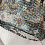 PEACOCK & FIG "His Lordship" Counted Cross Stitch Pattern, Chart, Baby Boy Arrival, Pattern Only