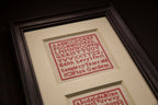 Hands Across the Sea Samplers "The Needlework of Edith Levy" Counted Cross Stitch Pattern, Reproduction Sampler, Printed Booklet