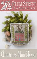 PLUM STREET SAMPLERS "Christmas Mini Moon"  Counted Cross Stitch Pattern  Chart, Pattern Only