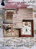 HEARTSTRING SAMPLERY "Small Samplings I" Counted Cross Stitch Pattern, A Collection of Antique Needleworks, Chart, Pattern Book