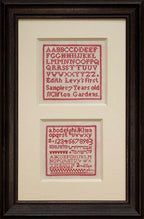 Hands Across the Sea Samplers "The Needlework of Edith Levy" Counted Cross Stitch Pattern, Reproduction Sampler, Printed Booklet