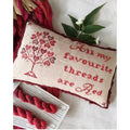 MOJO STITCHES  "All My Red Threads"  Counted Cross Stitch Pattern  Chart  Pattern Only