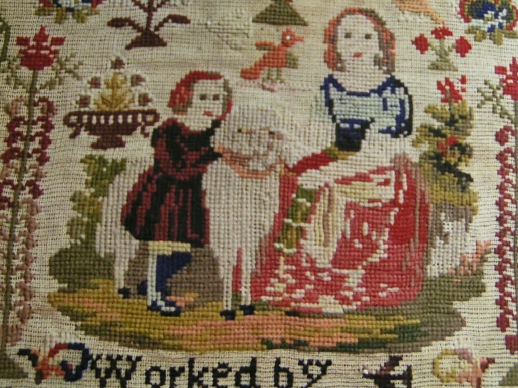 NEEDLE WORK PRESS "Mary Anne Eynon 1858" Counted Cross Stitch Pattern, Chart, NeedleWorkPress, Pattern Only
