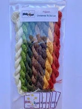 FILIGRAM "Christmas To Do List"  Counted Cross Stitch Pattern + Dinky-Dyes Silk Pack (8 Colors) Included  Chart, Pattern & Threads Only