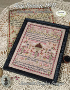 JEANNETTE DOUGLAS DESIGNS "Ann Perrin 1841~ Reproduction and Adaptations" Nashville Market 2023" Counted Cross Stitch, Sampler, Pattern Only