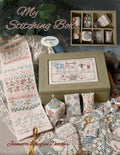 JEANNETTE DOUGLAS DESIGNS "My Stitching Box" ~ Accesory/Silk Thread Pack Available, Nashville Needlework Market 2023" Counted Cross Stitch