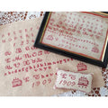 MOJO STITCHES  "LT 1909: An Antique Reproduction & Mini Design Sampler"  Counted Cross Stitch Patterns  Chart  Pattern Only