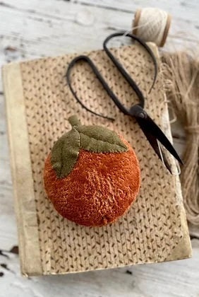 STACY NASH DESIGNS "Velvet Tangerine Needle Book" Counted Cross Stitch Pattern, Chart, Nashville Market 2023, Pattern Only