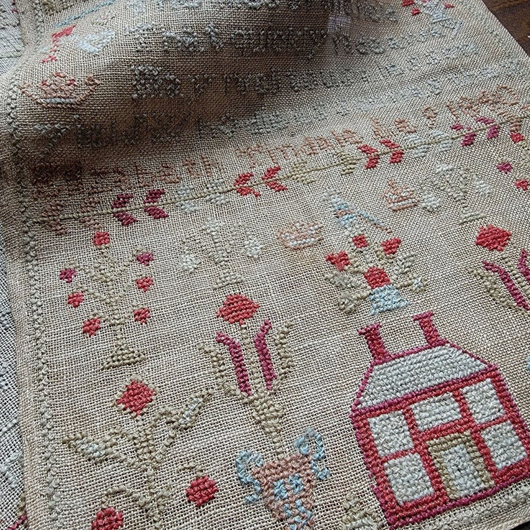 THE WISHING THORN "Tindale Sister Samplers 1840"  Counted Cross Stitch Pattern  Two Samplers, Beautiful!, Pattern Only