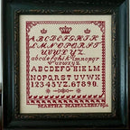 Running with Needles & Scissors "A SPANISH RED - Martha Masialers 1891" Counted Cross Stitch Pattern  Nashville Market 2023  Pattern Only