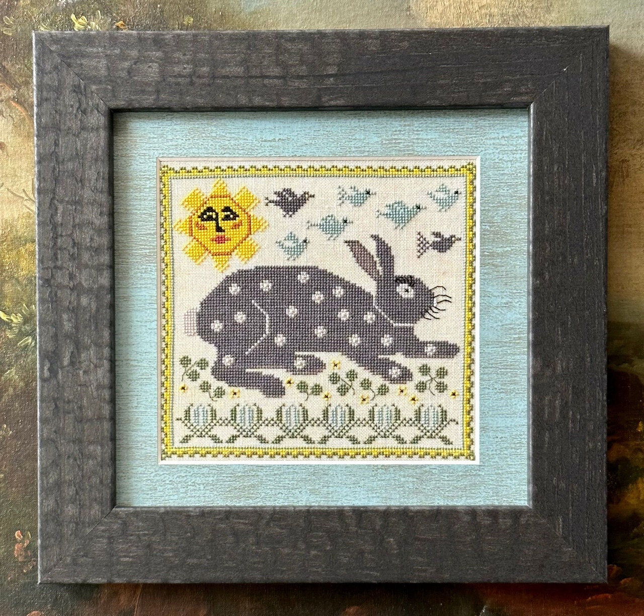 KATHY BARRICK "Francie"  Counted Cross Stitch Pattern  Chart, Rabbit, Hare, Sampler, Nashville 2023 Market Release, Pattern Only