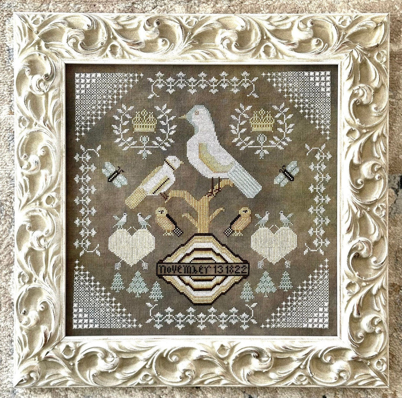 KATHY BARRICK "Majestic Birds"  Counted Cross Stitch Pattern  Chart, Nashville 2023 Market Release, Sampler, Pattern Only