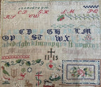 JEANNETTE DOUGLAS DESIGNS "Margaretha Schropfer" Nashville Market 2023" Counted Cross Stitch Pattern, Reproduction Sampler, Pattern Only