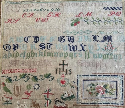 JEANNETTE DOUGLAS DESIGNS "Margaretha Schropfer" Nashville Market 2023" Counted Cross Stitch Pattern, Reproduction Sampler, Pattern Only