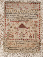 JEANNETTE DOUGLAS DESIGNS "Ann Perrin 1841~ Reproduction and Adaptations" Nashville Market 2023" Counted Cross Stitch, Sampler, Pattern Only