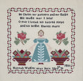 QUEENSTOWN SAMPLER DESIGNS "Hannah Wolger 1835" Counted Cross Stitch Pattern, Reproduction Sampler, 2023 Nashville Market, Pattern Only