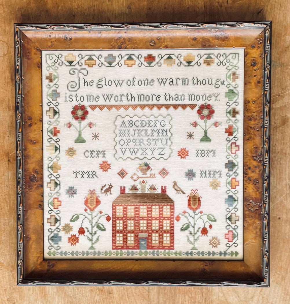 HANDS TO WORK "One Warm Thought" Counted Cross Stitch Pattern, Chart, Sampler, Nashville 2023 Market Release, Pattern Only