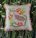 THE BLUE FLOWER "Tudor Goat"  Counted Cross Stitch Pattern  Jeannine McGowan, 2023 Nashville Market, Pattern Only
