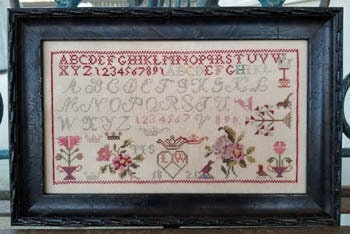 Samplers Not Forgotten "LW Motif Sampler" Counted Cross Stitch Pattern, Chart, Sampler, Pattern Only
