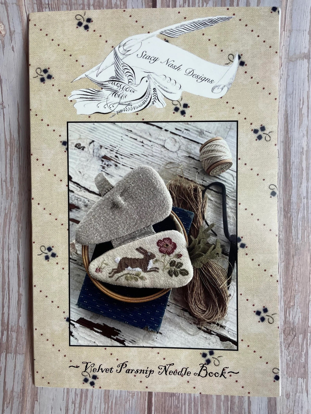 STACY NASH DESIGNS "Velvet Parsnip Needle Book" Counted Cross Stitch Pattern, Chart, Sampler, Nashville Market 2023, Pattern Only