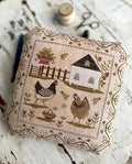 STACY NASH DESIGNS "Spring Chickens Pinkeep" Counted Cross Stitch Pattern, Chart, Nashville Market 2023, Pattern Only